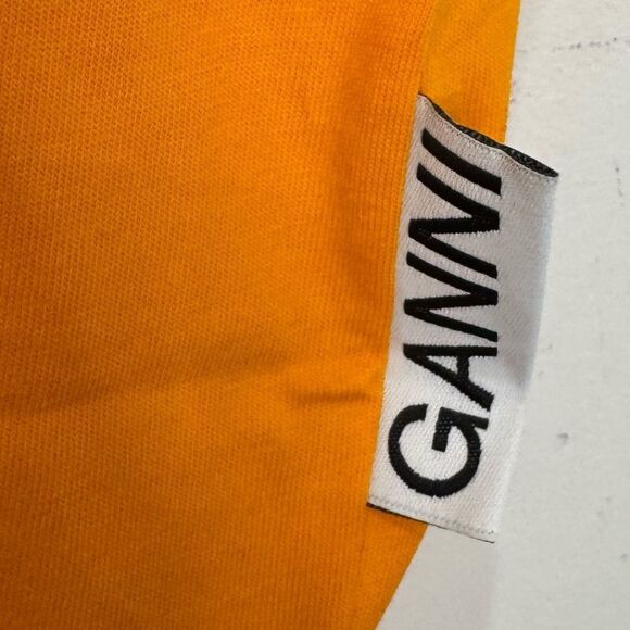 NWT GANNI Space Is the Place graphic-print organic-cotton T-shirt - Picture 10 of 12